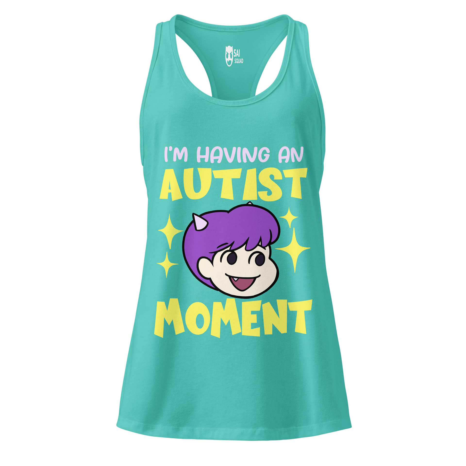 I'm Having An Autist Moment Racerback Tank product image (13)