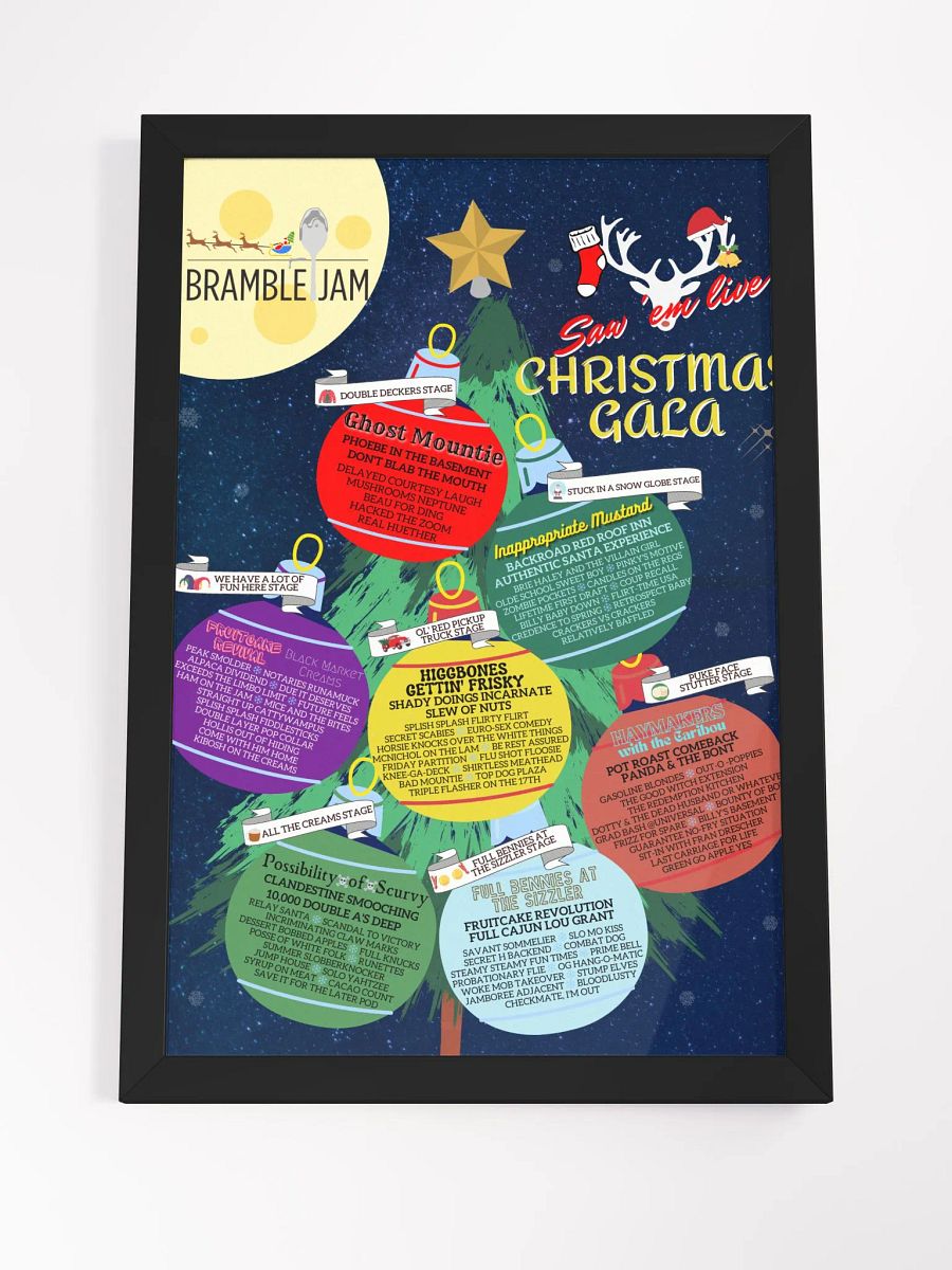 Saw 'Em Live - Christmas Poster product image (4)