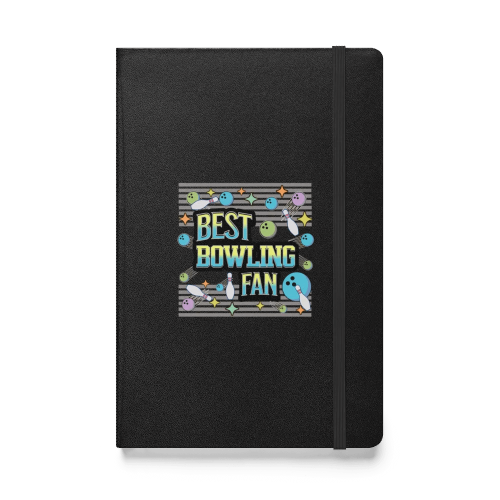 Best Bowling Fan Fanatic Hardcover Notebook product image (1)