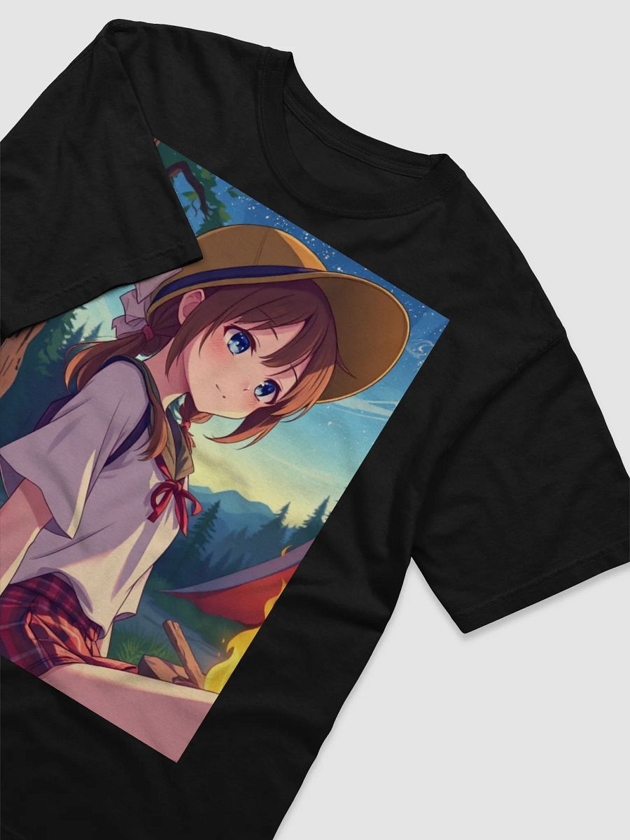 Starry Night Campfire Anime T-Shirt product image (3)