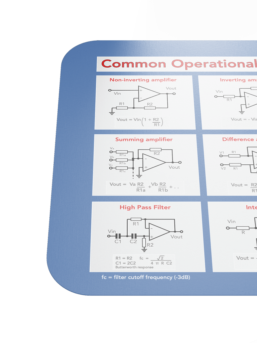 Operational Amplifier Circuits Mouse Mat product image (6)