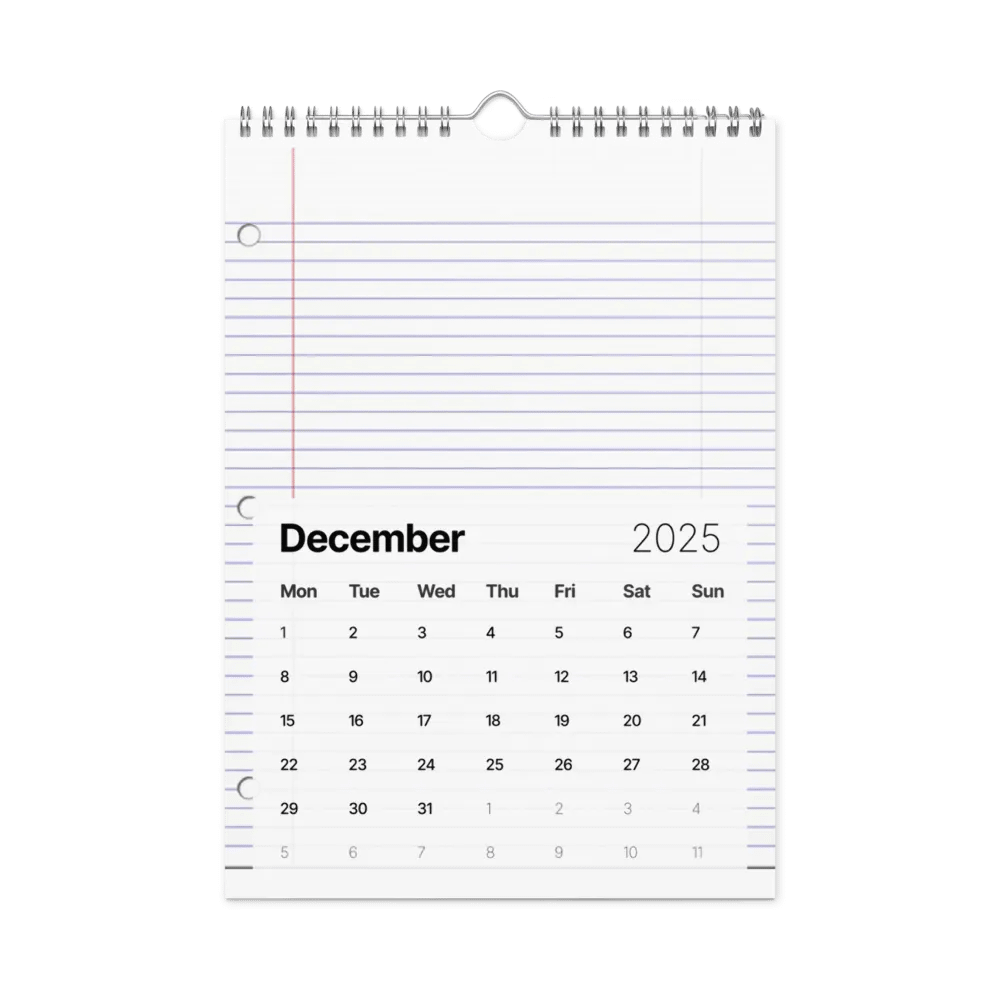 2025 Customizable Wall Calendar: Plan, Dream, Achieve product image (4)