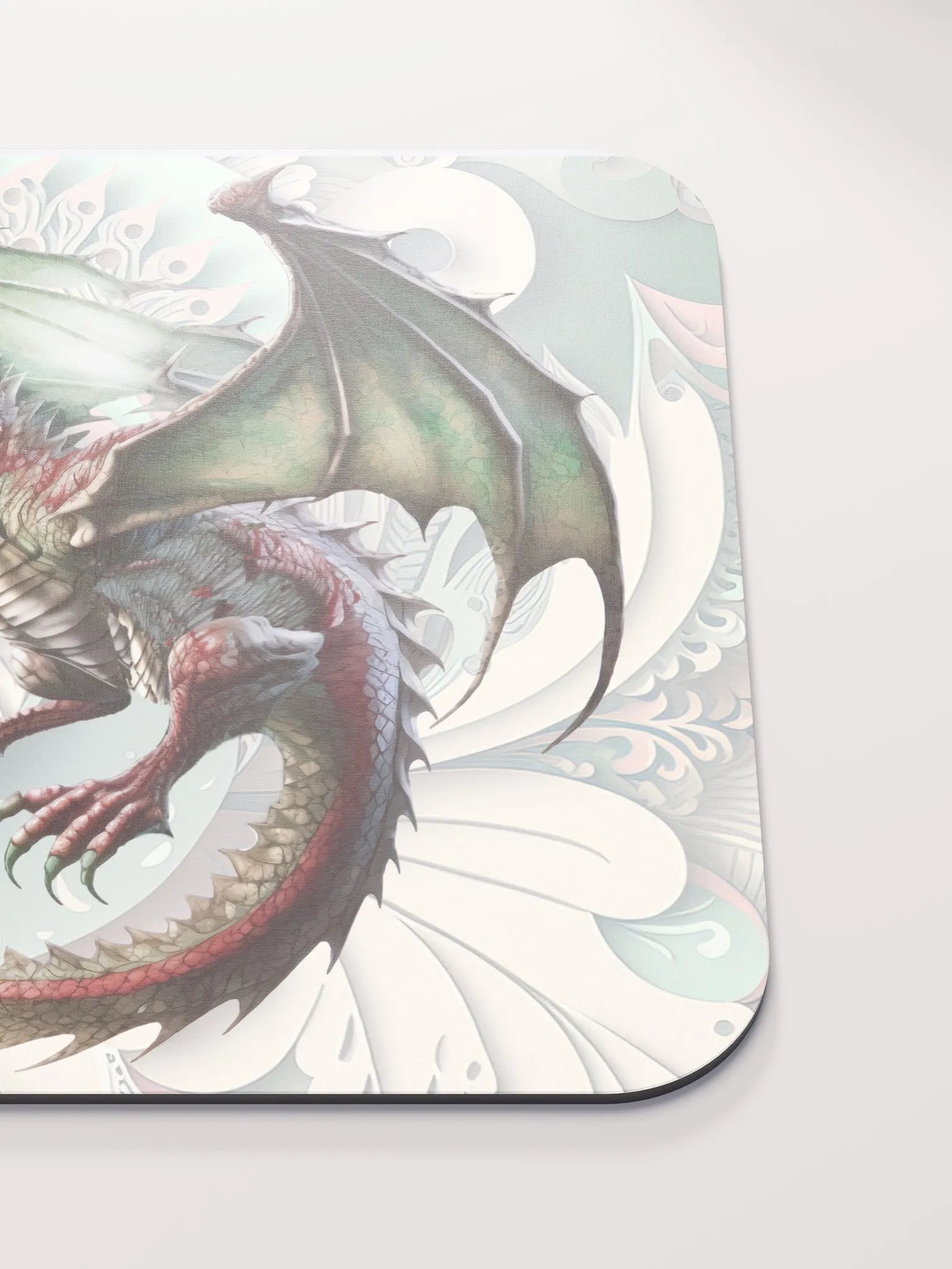 Flying Dragon on a Dimensional Background Mousepad product image (5)