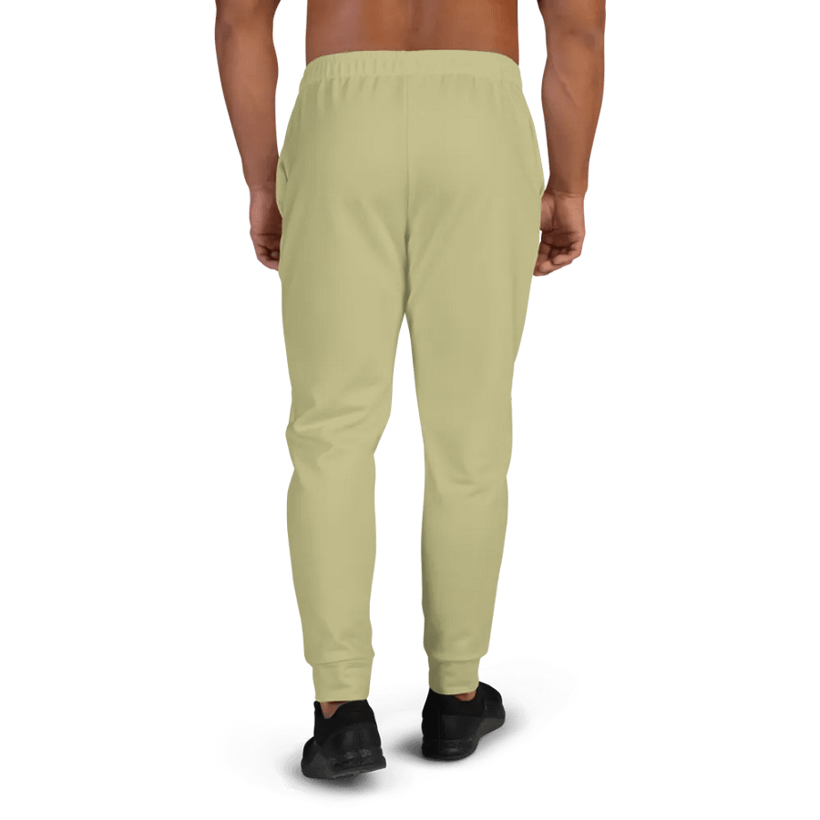 Plain Medium Yellow True Summer Recycled Polyester Premium Men's Joggers by Treasure Pie product image (4)