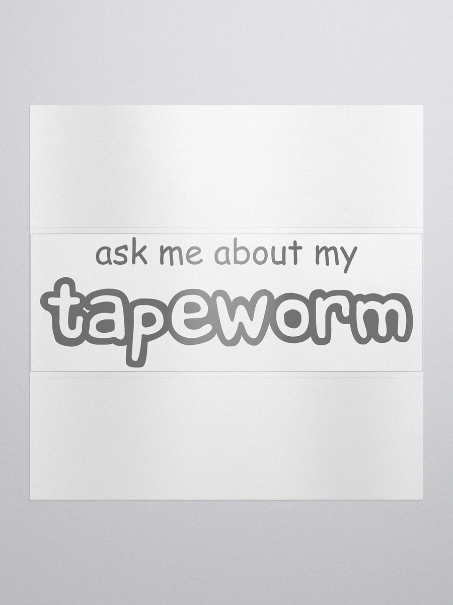 Ask me about my tapeworm bubble free stickers product image (2)