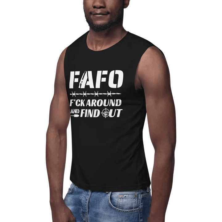 F.A.F.O Unisex Muscle Shirt product image (2)