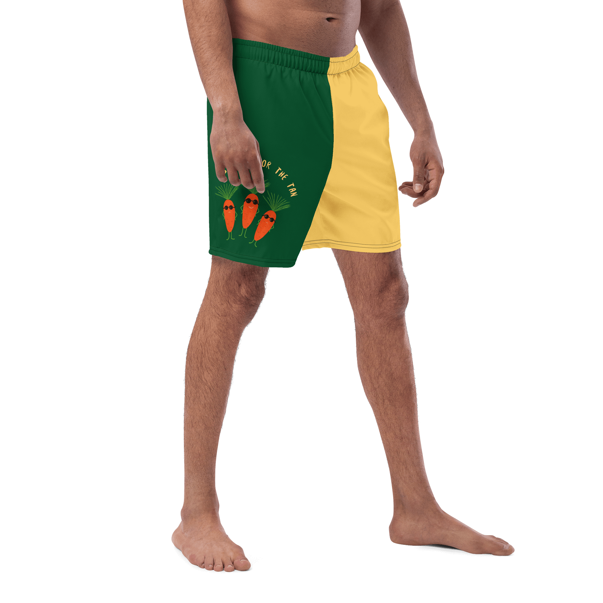 Fun in the Sun Carrot Print Swim Trunks product image (3)