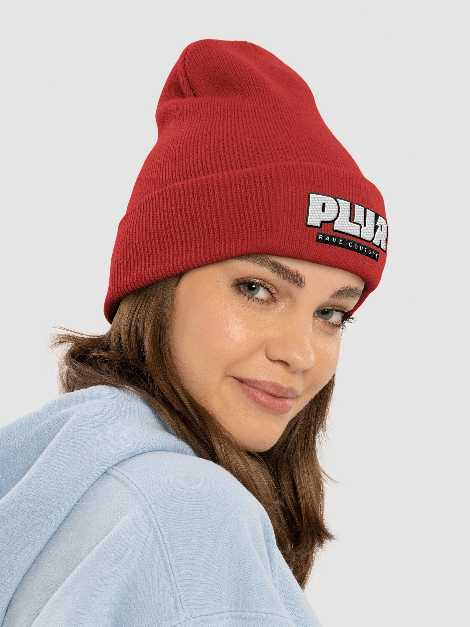 RED PLUR GRAFFITI BEANIE product image (10)