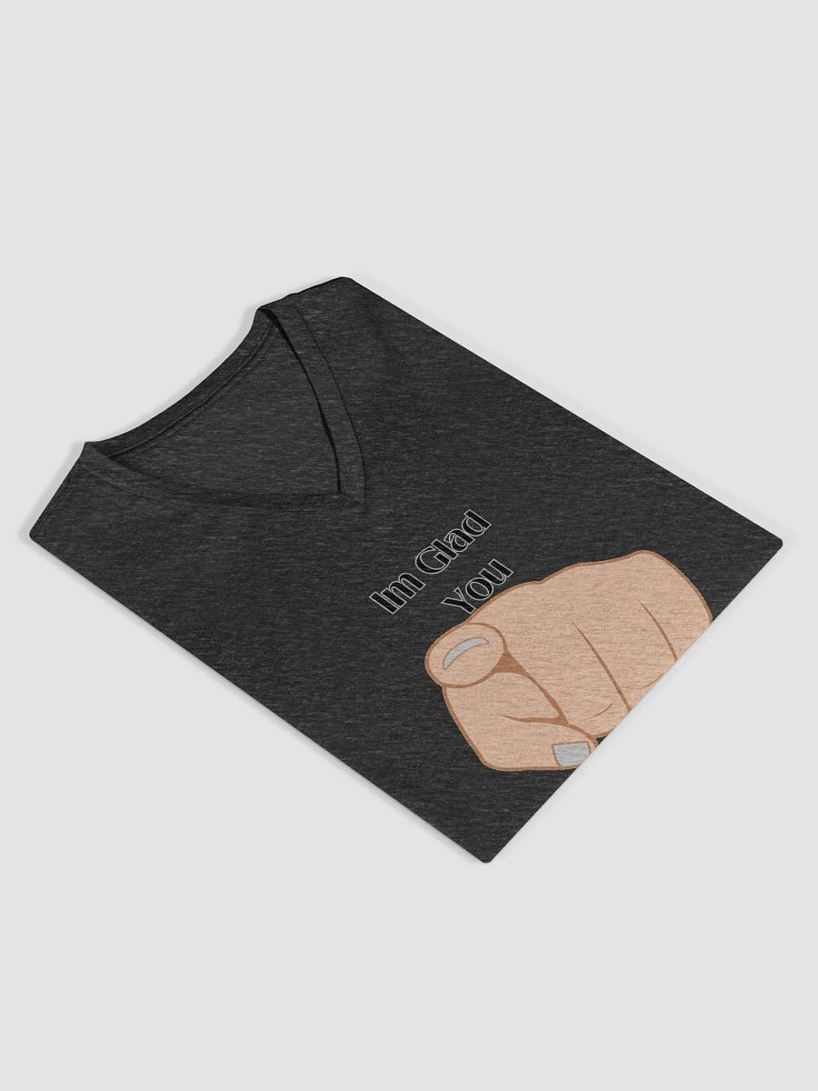 Im glad you are here! V neck T product image (17)