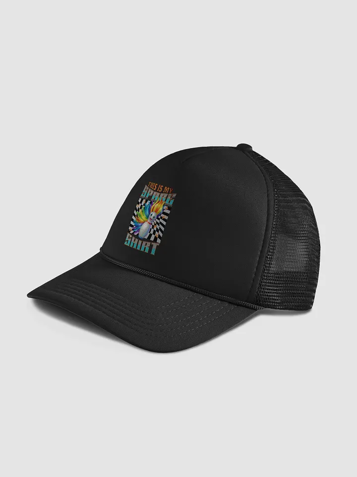 This Is My Spare Shirt Bowling Flaming Trucker Hat product image (2)