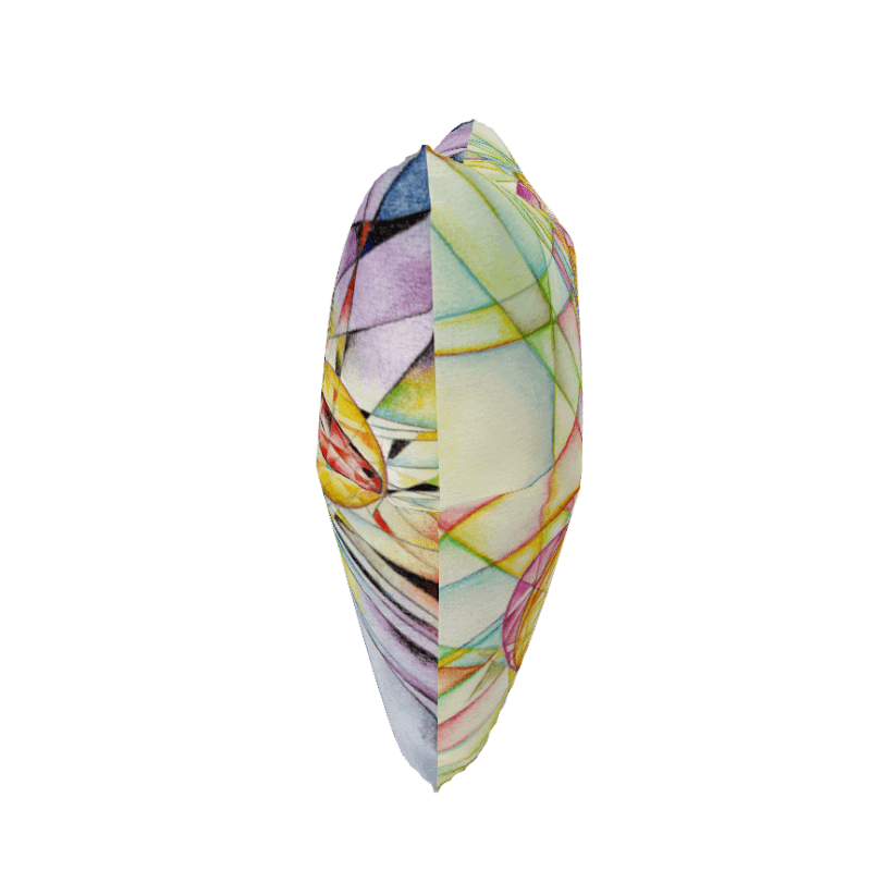 Poinsot's Paper Spaceship 3+4 - Physics of the Gyroscope Pillow product image (4)