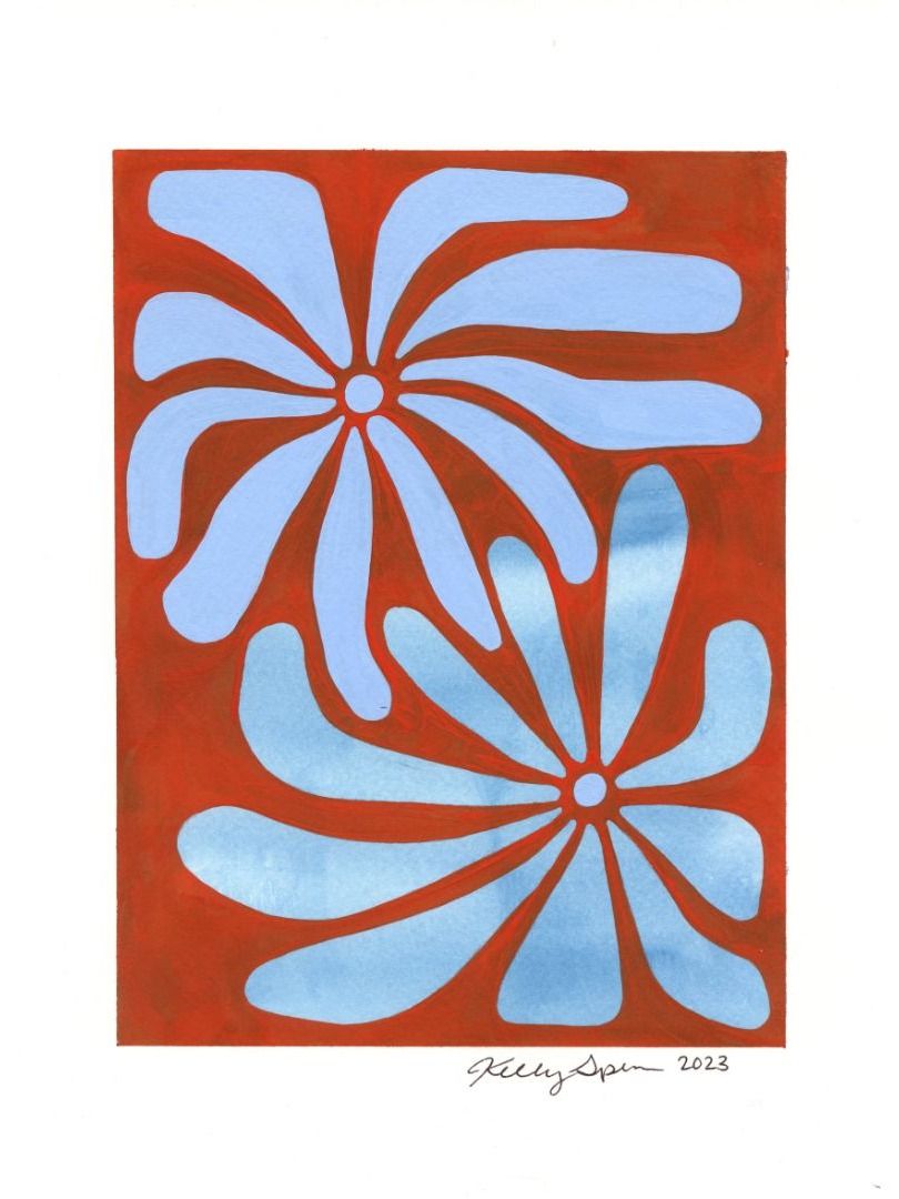 Flowers - Watercolour and Gouache Painting product image (1)