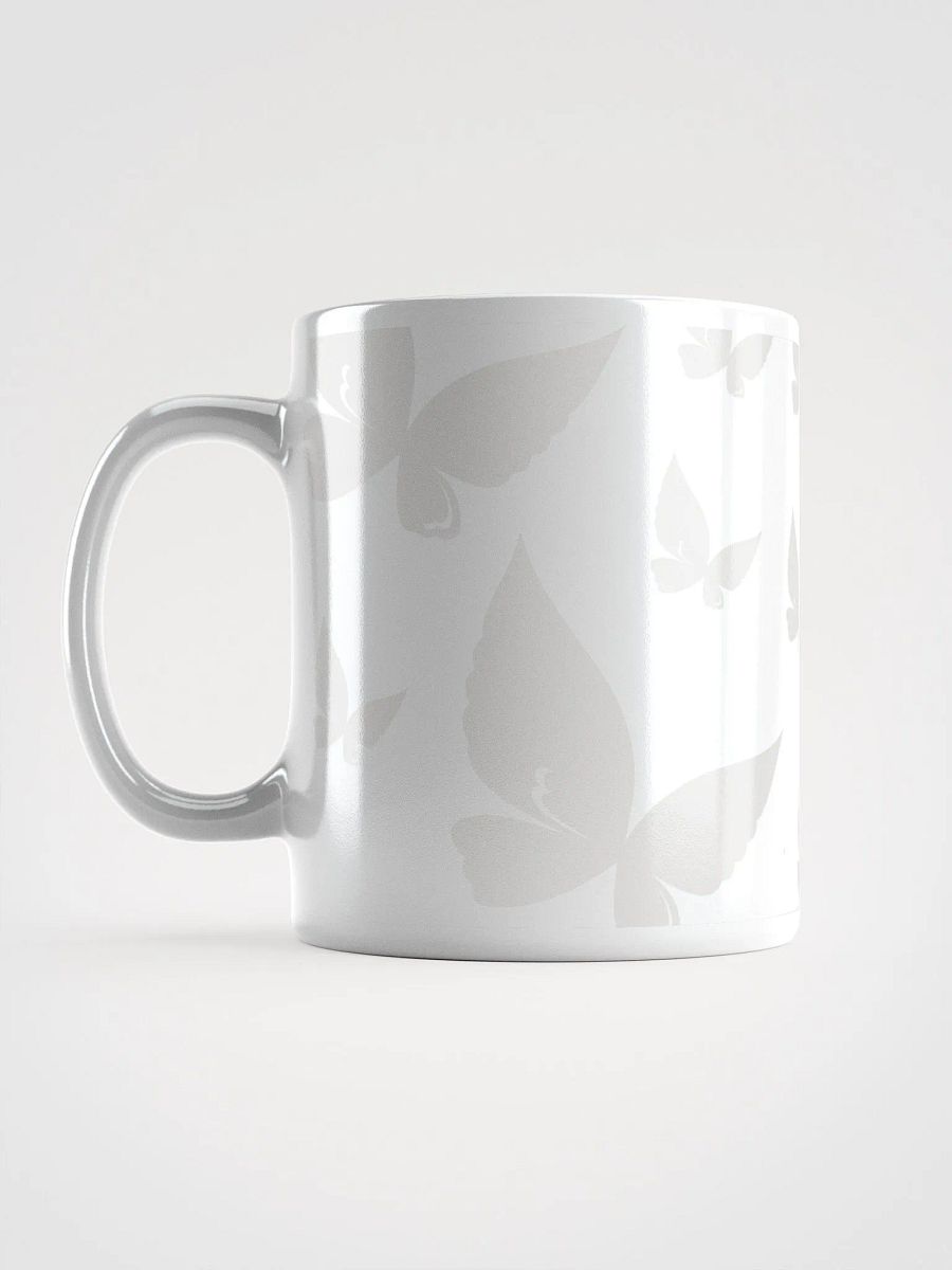 White Butterfly Glossy Mug product image (18)