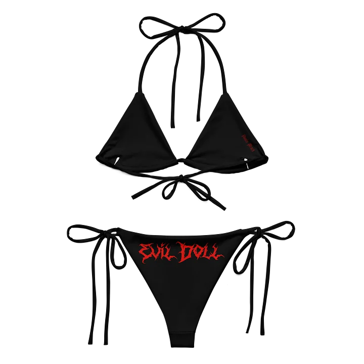 Evil Doll Pentagram String Bikini Set product image (2)