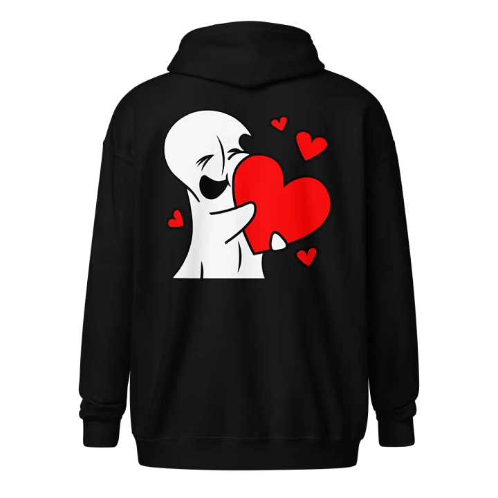Gojima Ghost Heartfelt Zip Hoodie product image (6)