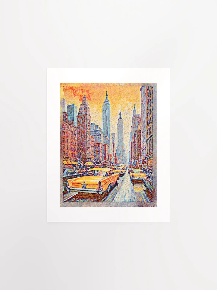 1950s New York Sunrise - Print product image (1)