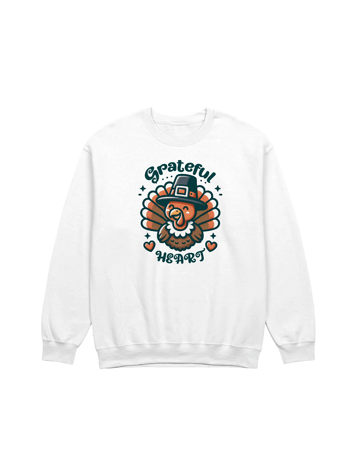 Grateful Heart Turkey Thanksgiving Sweatshirt product image (1)
