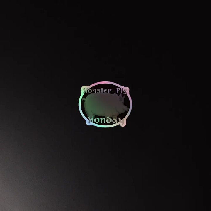 Holo Monday Sticker product image (2)