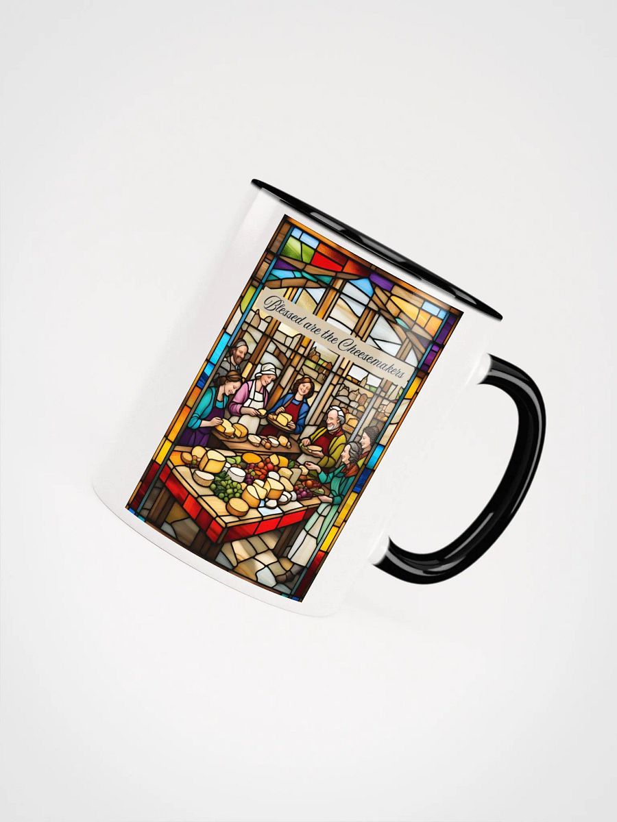 Blessed are the Cheesemakers Stained Glass Mug #03 product image (4)