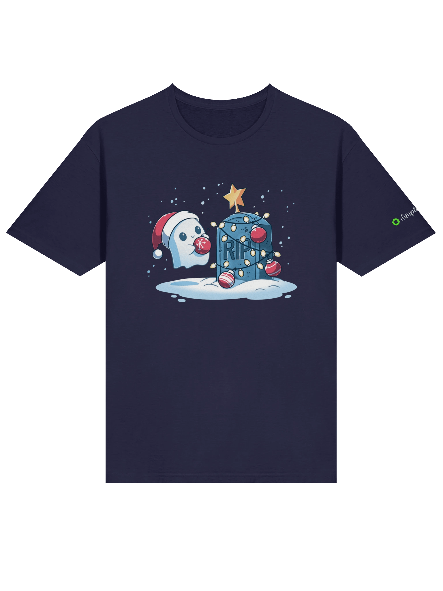 Christmas ghost t-shirt product image (11)
