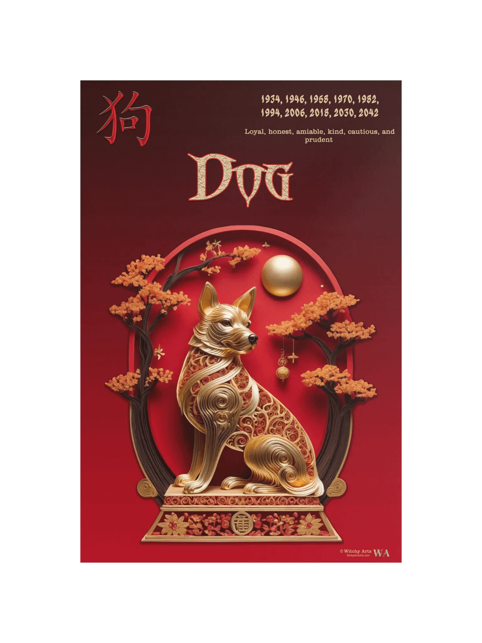 Chinese Zodiac Poster - DOG product image (10)