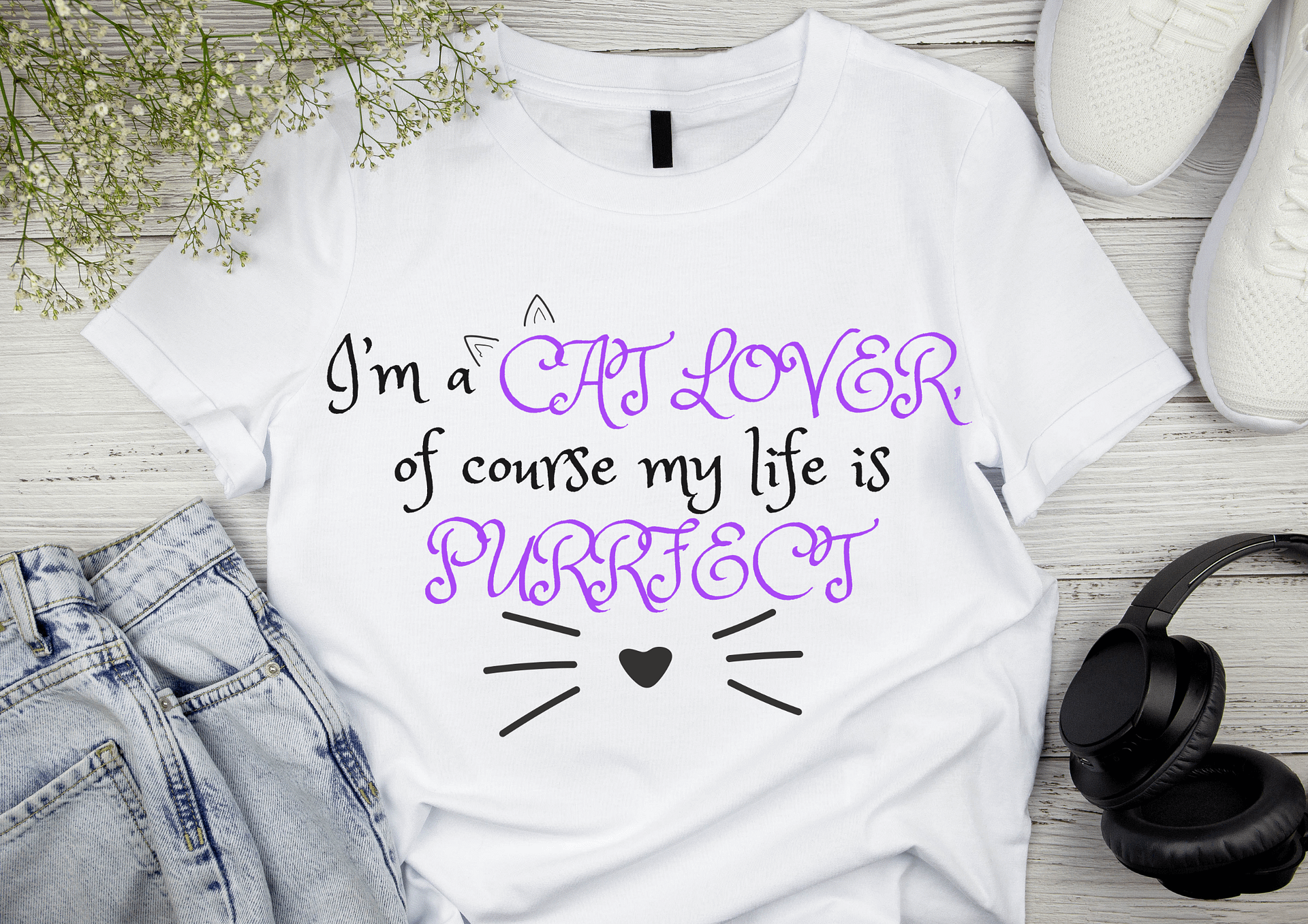 Purrfect Cat Lover Tee product image (42)