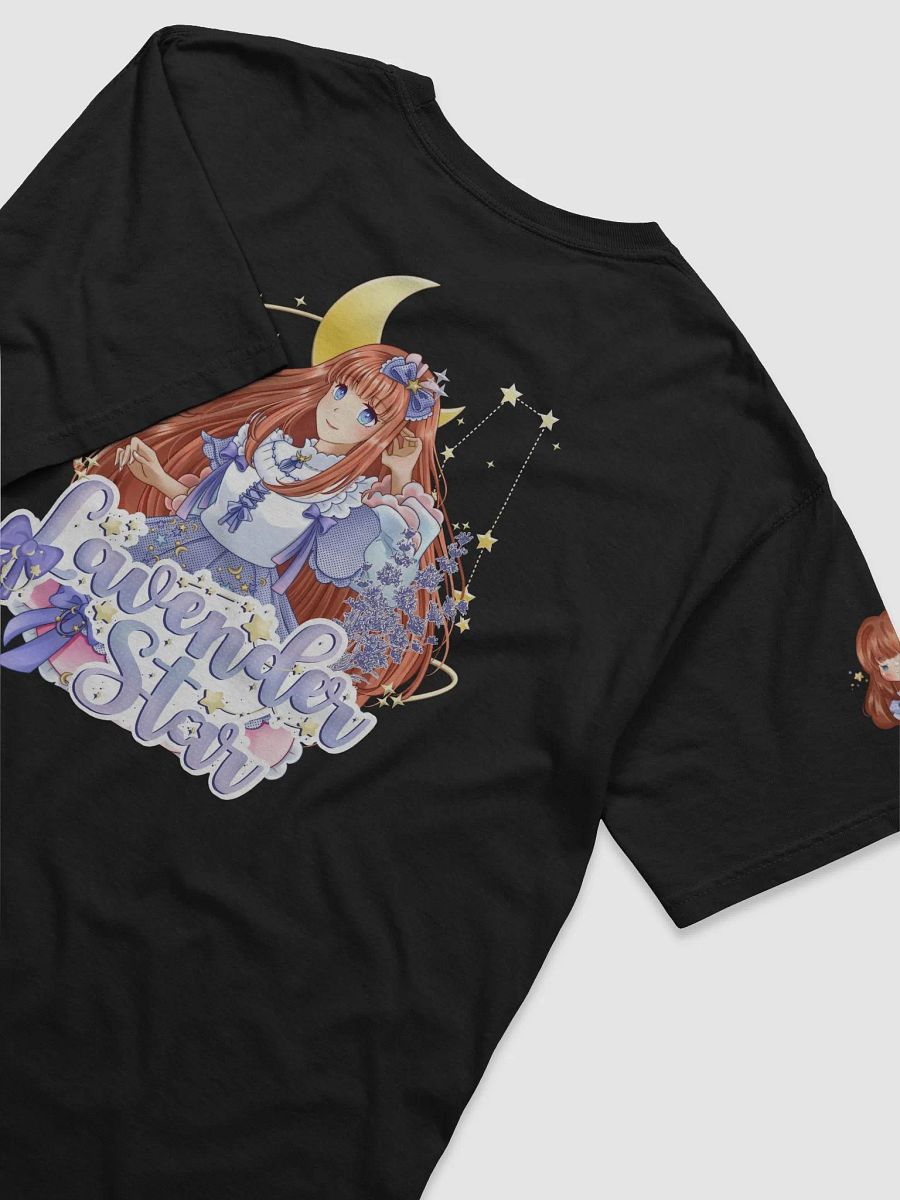 Lavender Star T-Shirt in Black product image (4)
