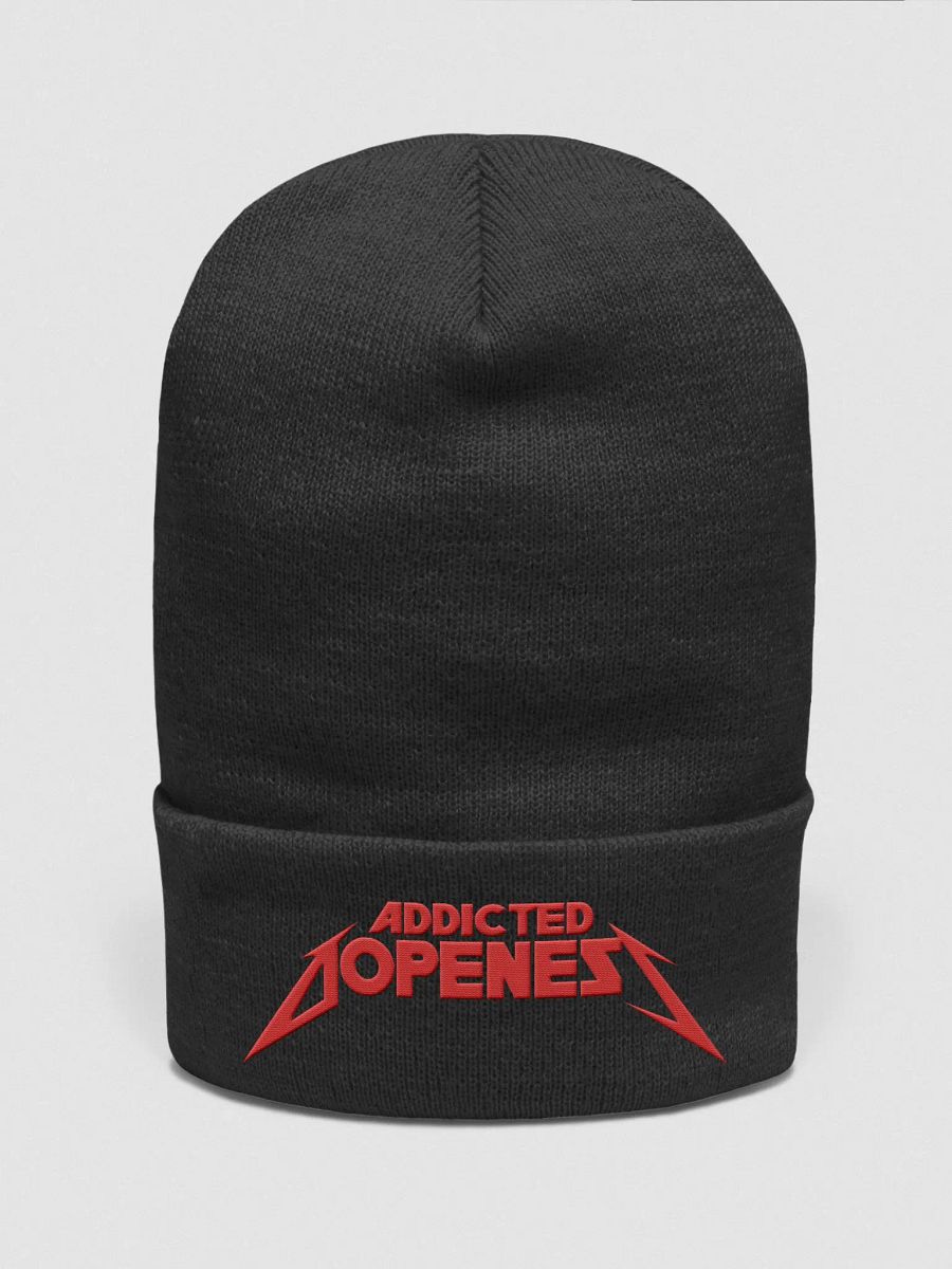 Rock Star Stitched Beanie (Red AD) product image (1)