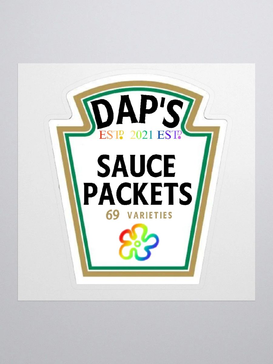 Dap's Sauce Packets Sticker product image (1)