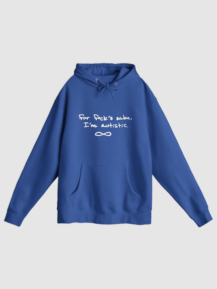 FFS, I'm autistic. (white design) printed premium pullover hoodie product image (9)