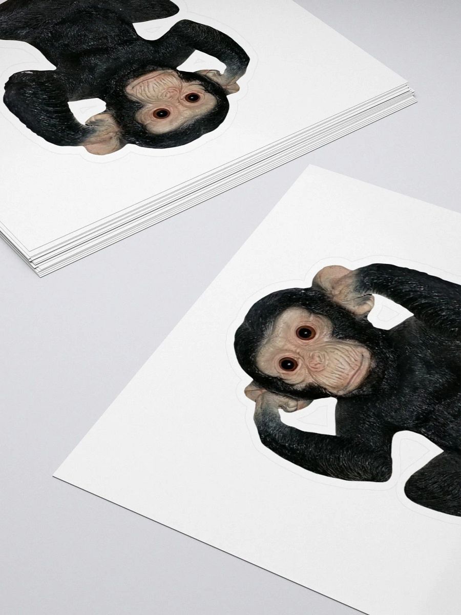 cursed ape sticker product image (5)