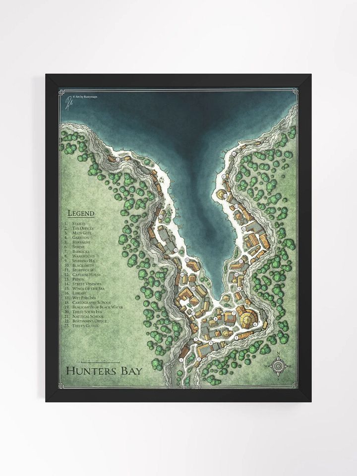 Hunters Bay Framed Poster 16'' x 20'' product image (1)