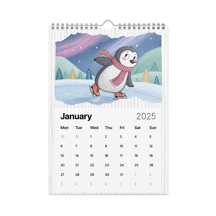 ADORABLE ANIMALS WALL CALENDAR 2026 product image (6)