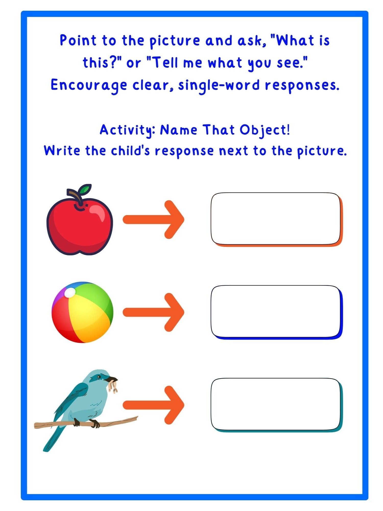 Picture Description Worksheets product image (2)