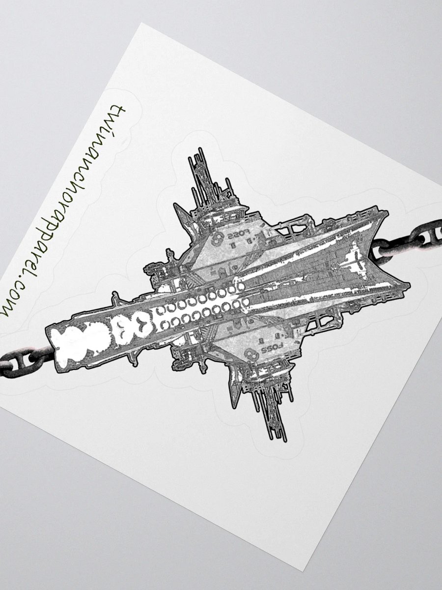 Foss double tug Sketch Kiss Cut Stickers product image (7)