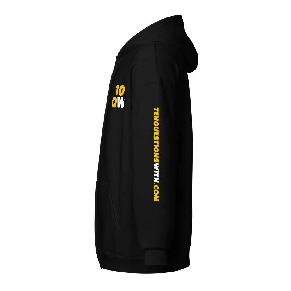 Ten Questions With Logo Zip Hoodie product image (4)