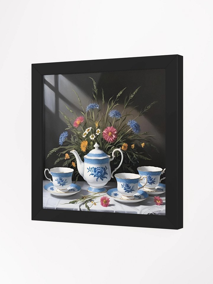 Floral Tea Framed Premium Poster product image (6)