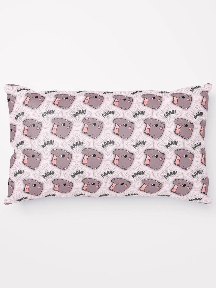 MOODENG'S LIGHT PINK AAAH! PILLOW! product image (1)