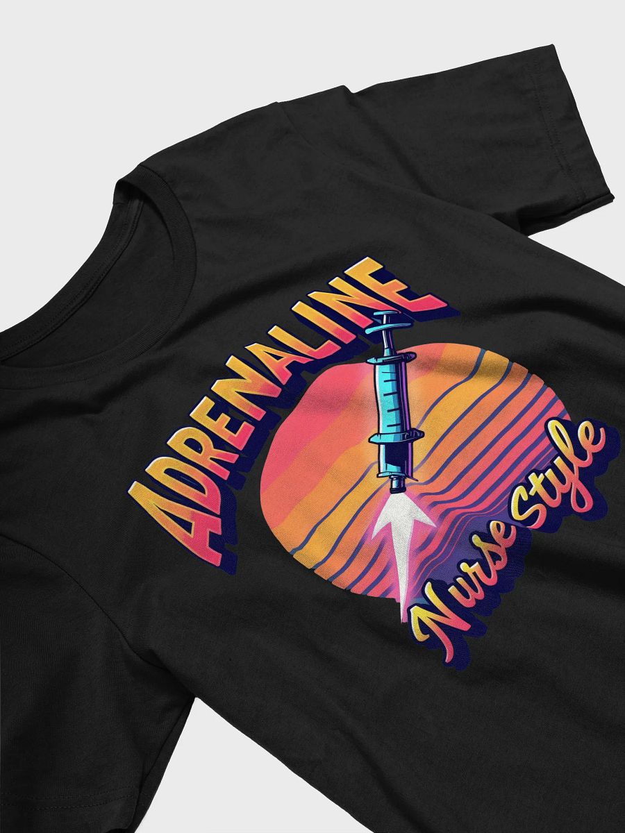 Adrenaline Nurse Style Retro T-Shirt product image (27)