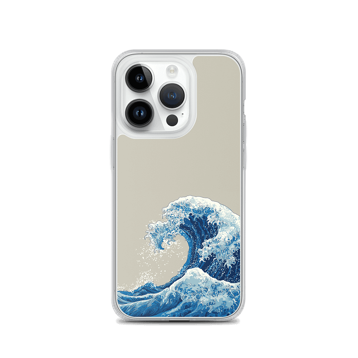 Wave iPhone Clear Case product image (3)