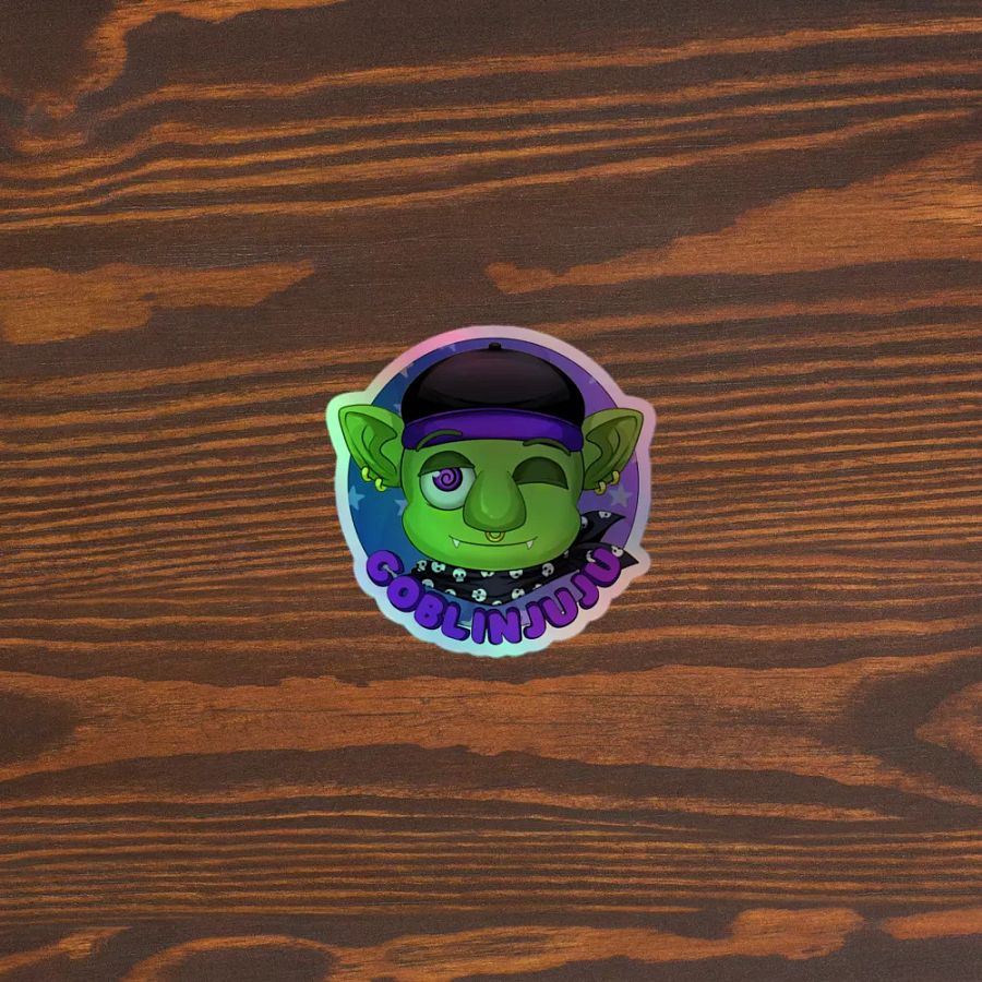 Holographic Star Struck GoblinJuju Sticker product image (3)