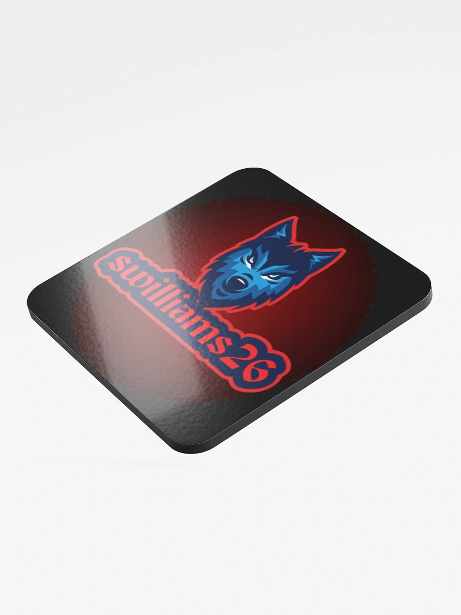 Wolf's Spirit Glossed Cork Coaster product image (3)