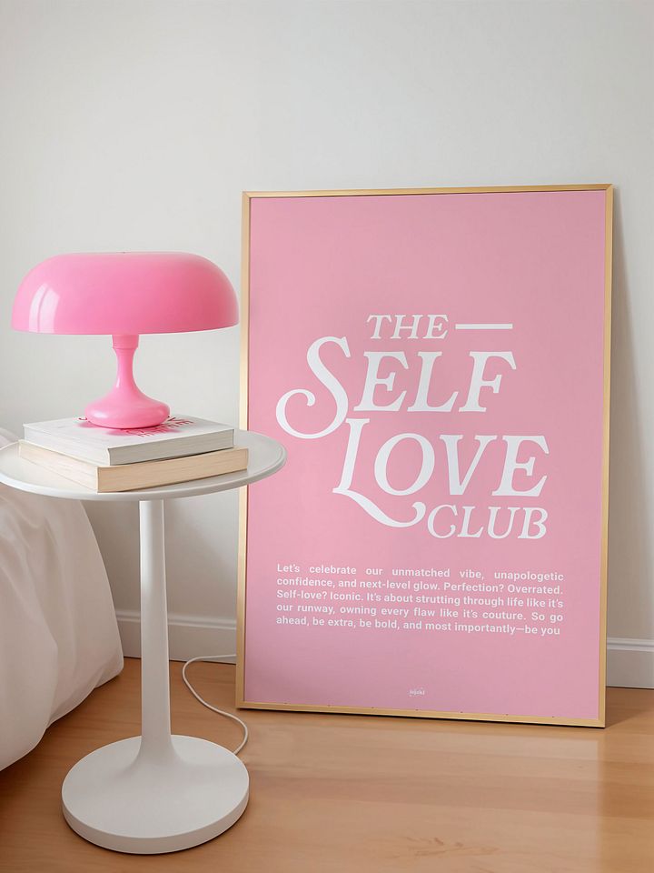 Self Love Club Pink Print product image (1)