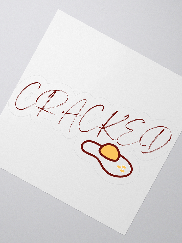 Cracked (Book Boyfriends Wanted) Sticker product image (4)