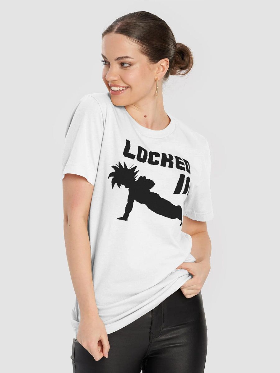 LOCKED IN t-shirt (black logo) product image (8)