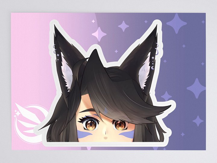 Dusk Peek Sticker product image (2)