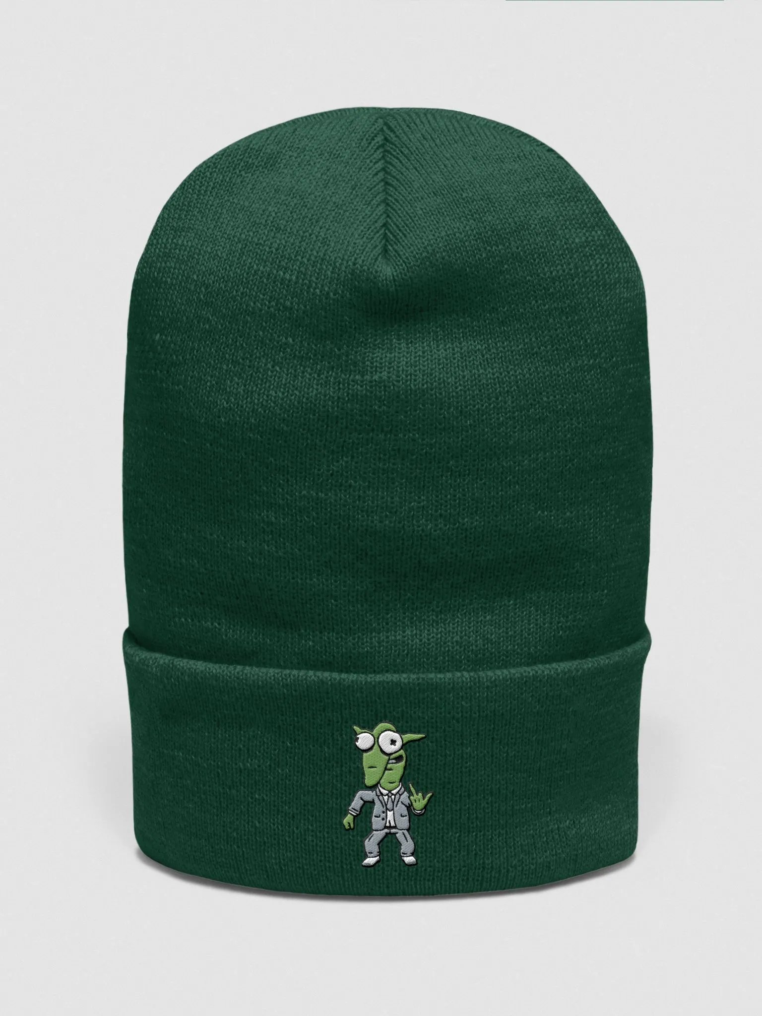 Angry Thought Goblin Cuffed Beanie product image (5)