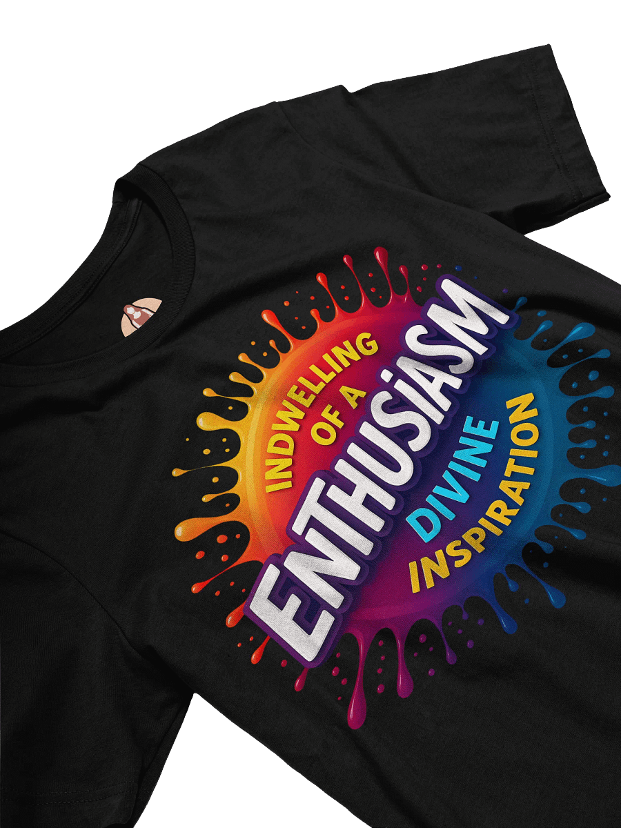 Enthusiasm Burst – Vibrant Artistic Explosion Tee | Divine Energy Graphic Shirt product image (3)