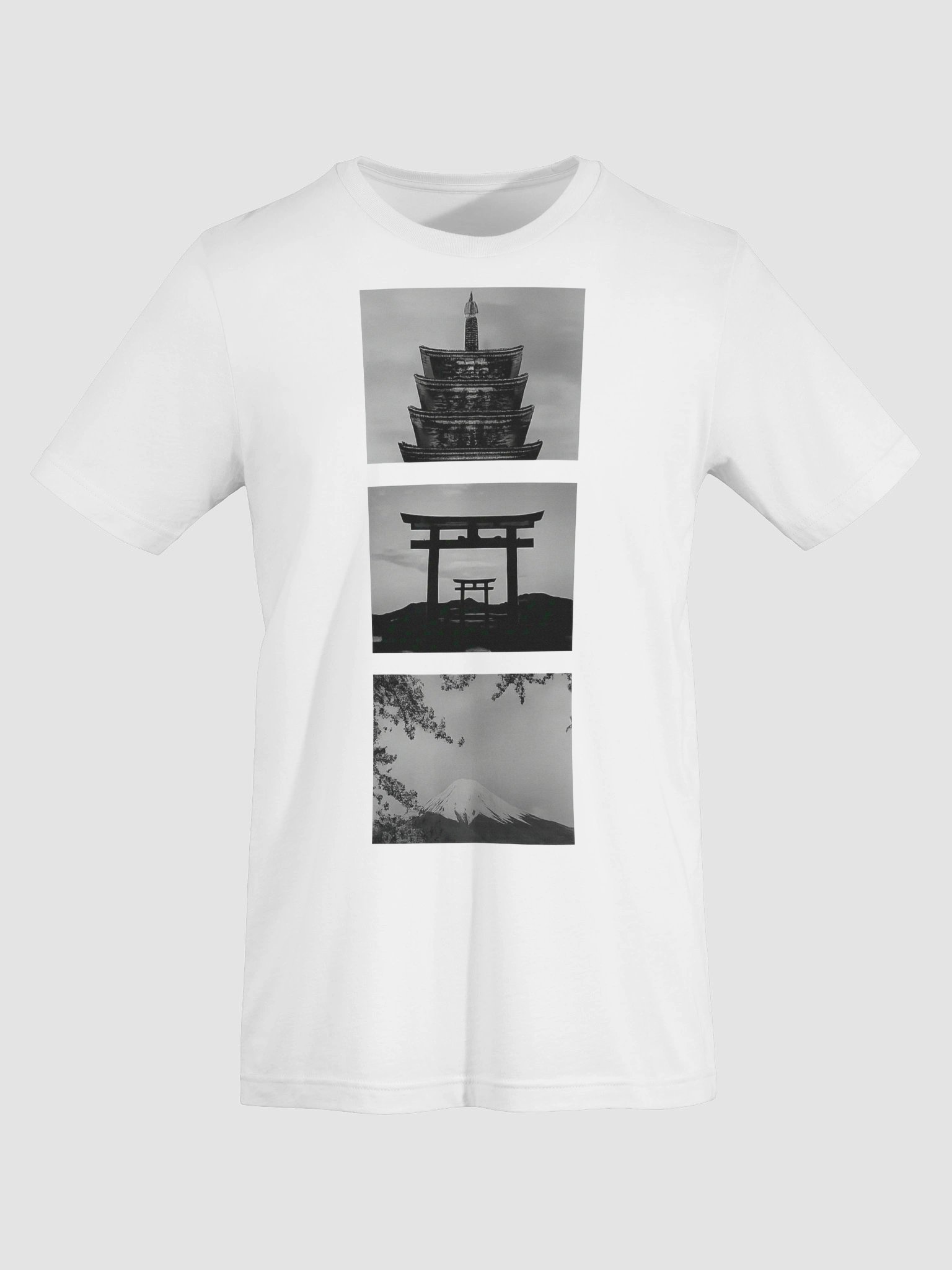 Japanese Monochrome Collage T-Shirt product image (4)