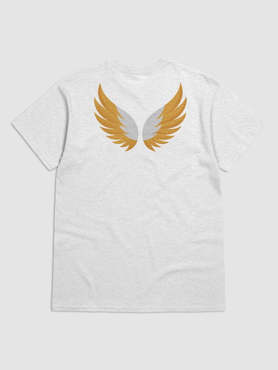 Angel Wings Tee, Guardian Angel Shirt, Cherub Graphic Top, Heavenly Messenger T-Shirt, Spiritual Clothing, Celestial Print Tee product image (2)